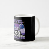 Mug Niveau 100 Jours De Jeux De Joueurs Déverrouillés  (Devant droit)