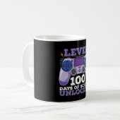 Mug Niveau 100 Jours De Jeux De Joueurs Déverrouillés  (Devant gauche)