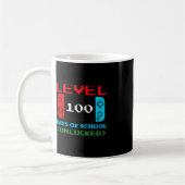 Mug Niveau 100 Jours D'École Déverrouillé 3 (Gauche)