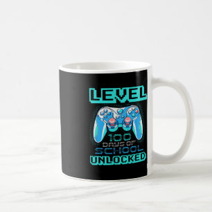 Mug Niveau 100 Jours D'École Déverrouillés Garçons Fil