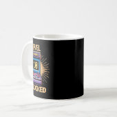 Mug Niveau 10 Déverrouiller Jeu d'anniversaire 10 ans (Devant gauche)