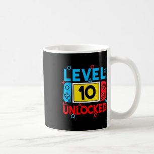 Mug Niveau 10 Joueur déverrouillé 10e Anniversaire Jeu