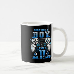 Mug Niveau 11 Débloqué Joueur de jeux vidéo 11e annive