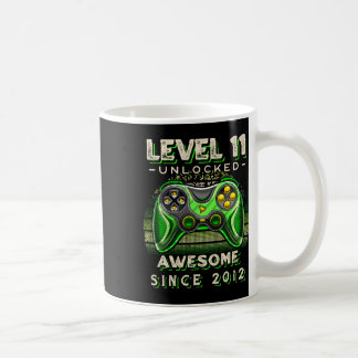 Mug Niveau 11 Jeu vidéo déverrouillé 11e anniversaire