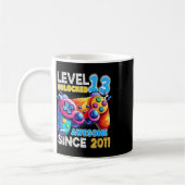 Mug Niveau 13 Jeu vidéo déverrouillé 13e anniversaire (Gauche)