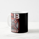 Mug Niveau 13 Jeu vidéo déverrouillé 13e Jeu d'anniver (Devant gauche)