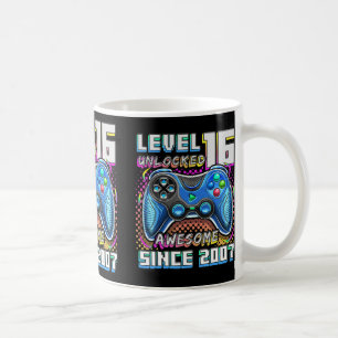 Mug Niveau 16 Déverrouillé Awesome 2007 jeu vidéo 16th