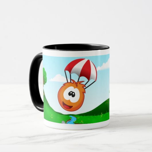 Mug Niveau 1 de Sneezies Parachute et Logo (Devant gauche)