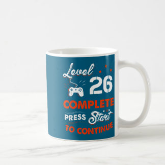 Mug Niveau 26 Années Complètes Continuer Anniversaire