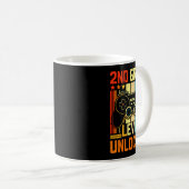 Mug Niveau 2e année Déverrouillé Jeu vidéo Ck À l'écol (Devant droit)
