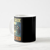 Mug Niveau 2e année Déverrouillé Jeu vidéo Ck À l'écol (Devant gauche)