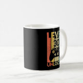 Mug Niveau 30 Déverrouillé Funny Video Gamer 30e anniv (Devant droit)