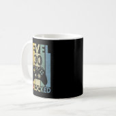 Mug Niveau 30 Déverrouillé Funny Video Gamer 30e anniv (Devant gauche)