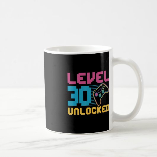 Mug Niveau 30 déverrouillé Jeu Anniversaire (Droite)