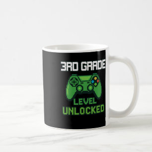 Mug Niveau 3e débloqué Gamer Ck pour garçons rentrée s