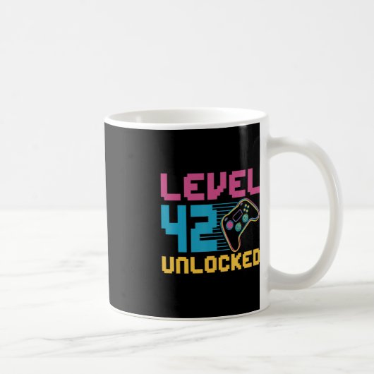 Mug Niveau 42 déverrouillé Jeu Anniversaire (Droite)