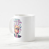 Mug Niveau 47 Arcade Néon (Devant gauche)