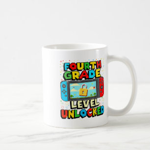 Mug Niveau 4e Débloqué Drôles De Garçons Joueurs De Re