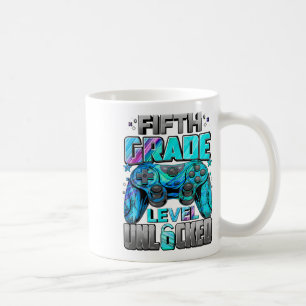 Mug Niveau 5e débloqué Jeux de Gamer Boys Retour à