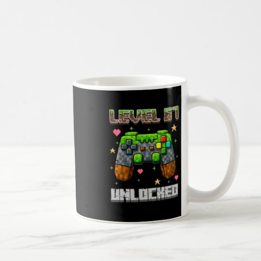 Mug Niveau 67 Débloqué École de jeu Mème Six Sept Garç (Droite)