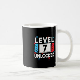 Mug Niveau 7 Débloqué Joueur 7e Anniversaire Vidéo Gam