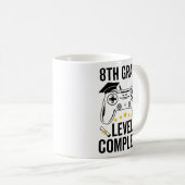 Mug Niveau 8e année Niveau complet Gamer de graduation (Devant droit)
