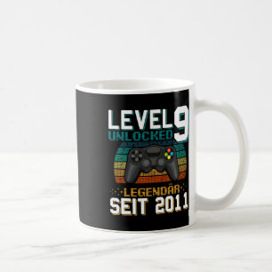 Mug Niveau 9 Débloqué Incroyable Depuis Anniversaire 9