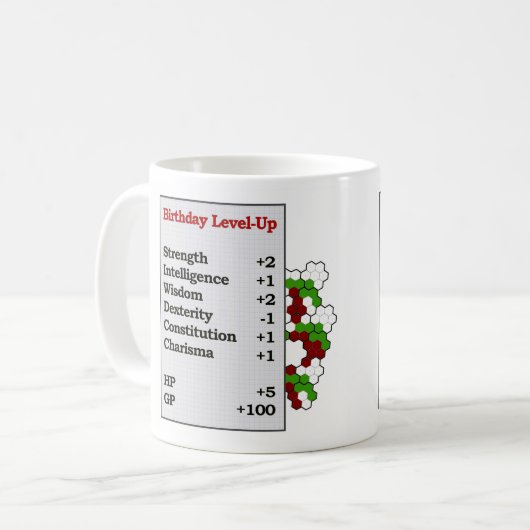 Mug Niveau- d'anniversaire (Devant gauche)