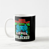 Mug Niveau de classe débloqué Jeu vidéo Retour à l'éco (Gauche)