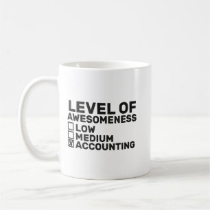 Mug Niveau De Compréhension, Comptabilité Drôle