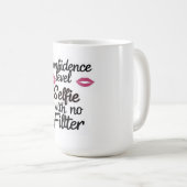 Mug Niveau de confiance - Aucun devis de sélection de (Devant droit)