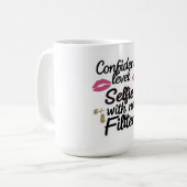 Mug Niveau de confiance - Aucun devis de sélection de (Devant gauche)