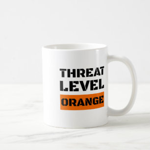 Mug Niveau de menace Orange Risque élevé de Trump ruin