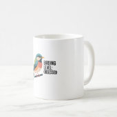 Mug Niveau d'oiseaux : Obsédé - Oiseau coloré Des (Devant droit)