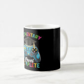 Mug Niveau élémentaire Complet Graduation Jeu Gamer (Devant droit)
