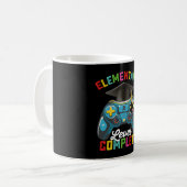 Mug Niveau élémentaire Complet Graduation Jeu Gamer (Devant gauche)