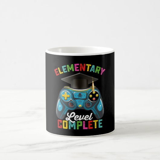 Mug Niveau élémentaire Complet Graduation Jeu Gamer (Centre)