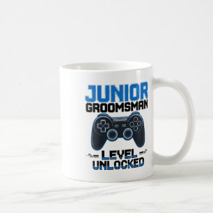 Mug Niveau Garçon d'Honneur Junior Débloqué Mariage