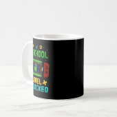Mug Niveau Maternelle Débloqué Ck Pour École Pixel Art (Devant gauche)