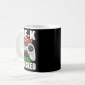 Mug Niveau pré-maternelle débloqué Joueur Gamer Premie (Devant gauche)