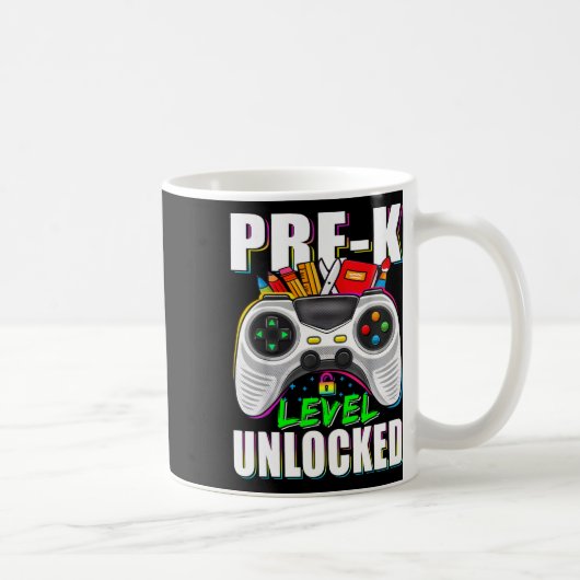 Mug Niveau pré-maternelle débloqué Joueur Gamer Premie (Droite)