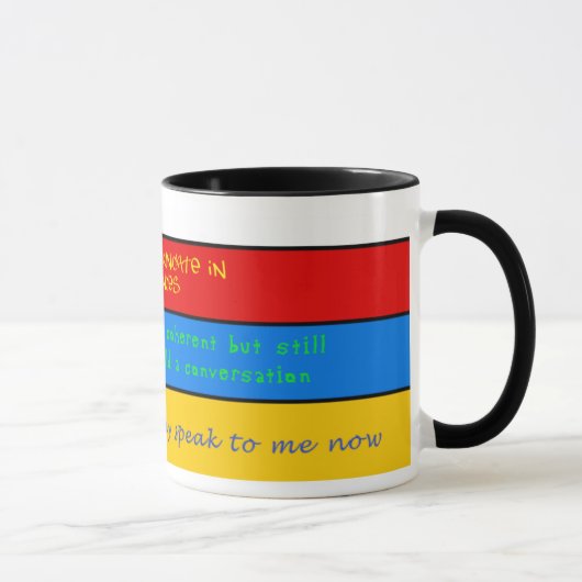 Mug Niveaux de cohérence (Droite)