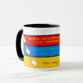 Mug Niveaux de cohérence (Devant gauche)