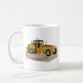 Mug Niveleuse de construction lisse (Gauche)