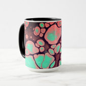 Mug Njut av morgon kaffet i retrostil (Devant gauche)