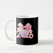 Mug Nk Bow Coquette Disco Ball Happy New Year 2026  (Gauche)