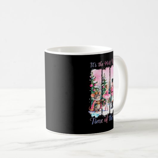 Mug Nk Coquette Bow Nutcracker Friends Snow Globe Chri (Devant droit)