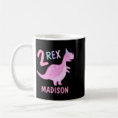 Mug Nk Dinosaur Two Rex 2nd Birthday Party Baby  (Gauche)