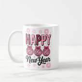 Mug Nk Happy New Year Disco Ball Leopard For Women Gir (Gauche)