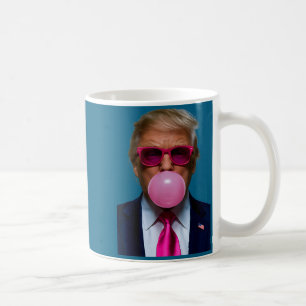 Mug Nk Lunettes Drôle Donald Trump Nk Bubble Gum 2024 